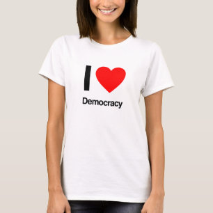 Camiseta me encanta la democracia