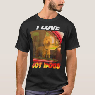Camiseta Me encanta la diversión de los perros calientes
