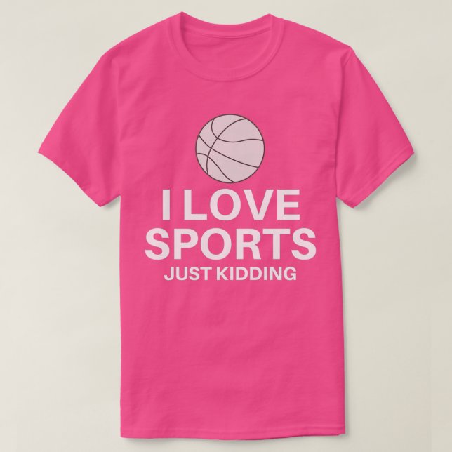 Camiseta Me encanta la diversión del Chiste deportivo Happy (Diseño del anverso)