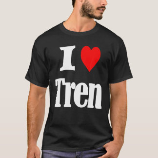 Camiseta Me encanta la divertida cita de Tren