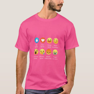 Camiseta Me encanta la Emoji Karate Emoticon Martial Arts G