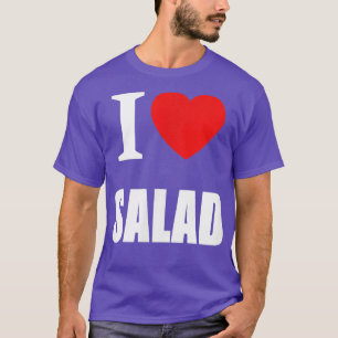 Camiseta Me Encanta La Ensalada Para Los Vegetarianos Salud