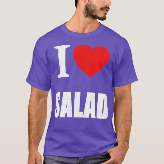 Camiseta Me Encanta La Ensalada Para Los Vegetarianos Salud