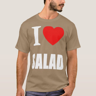 Camiseta Me Encanta La Ensalada Para Los Vegetarianos Salud