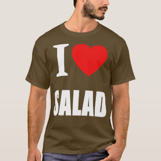 Camiseta Me Encanta La Ensalada Para Los Vegetarianos Salud
