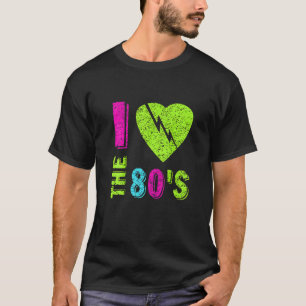 Camiseta Me encanta la época retro 80 de los años 80 de los