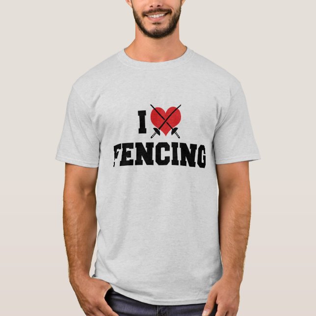 Camiseta Me Encanta la Esgrima (Anverso)