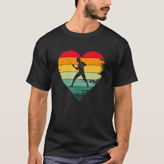 Camiseta Me encanta la esgrima 1 (Anverso)