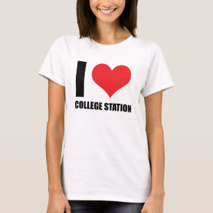 Camiseta Me encanta la estación de College