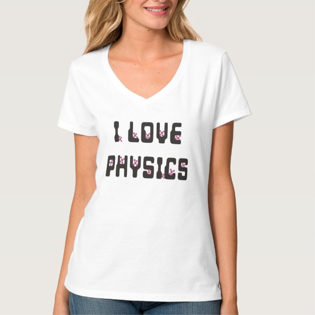 Camiseta Me encanta la física (Anverso)