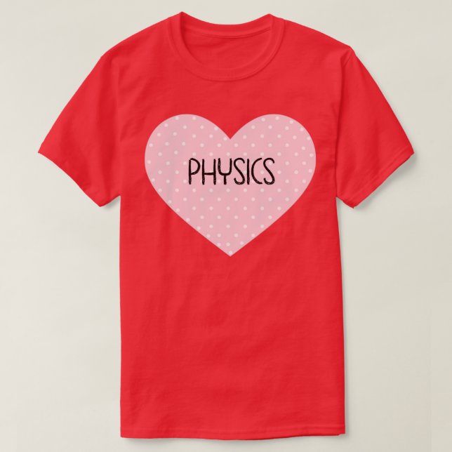 Camiseta Me encanta la física (Diseño del anverso)