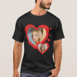 Camiseta Me encanta la foto de mi novia delantera y negra d<br><div class="desc">Crea tu propia camiseta negra que amo a mi novia. Esta camiseta puede ser un regalo de aniversario muy divertido. Obligar a tu novio a usar esta camiseta tiktok superlinda todo el tiempo. Recibirá muchos elogios en la escuela y en Instagram. ¡La camiseta de "Amo a mi novia" es la...</div>
