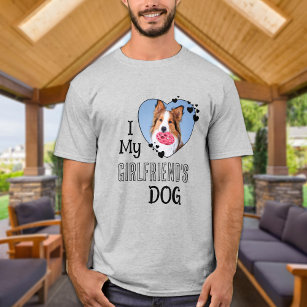 Camiseta Me encanta la foto de mi Personalizado canino de m