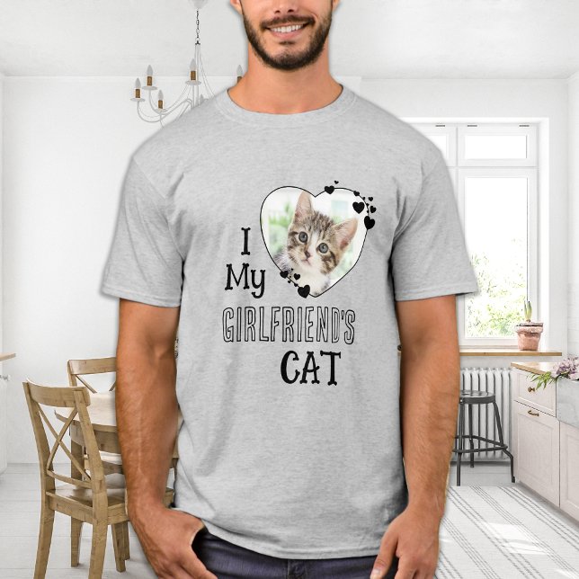 Camiseta Me encanta la foto de mi Personalizado gato de mi  (Subido por el creador)