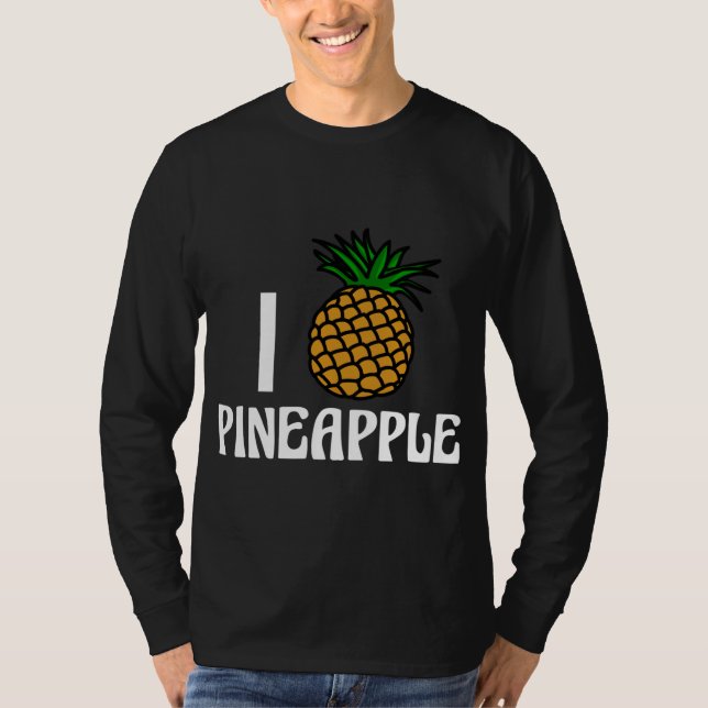 Camiseta Me encanta la fruta dulce de piña (Anverso)