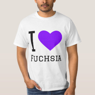 Camiseta Me encanta la fucsia