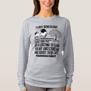 Camiseta Me encanta la genealogía T-Shirt