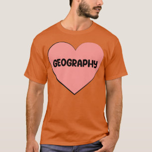 Camiseta me encanta la GEOGRAFÍA