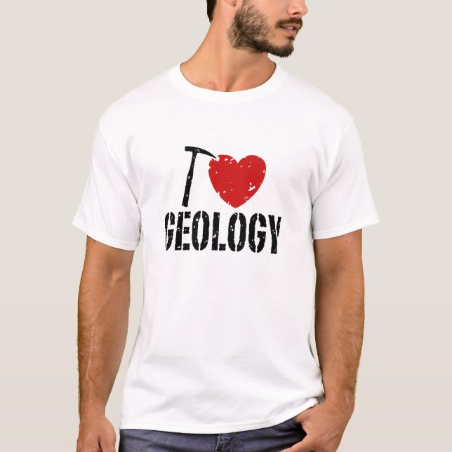 Camiseta Me encanta la geología (Anverso)