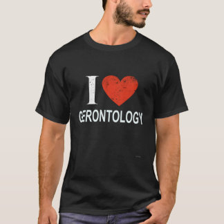 Camiseta Me Encanta La Gerontología Para El Gerontólogo