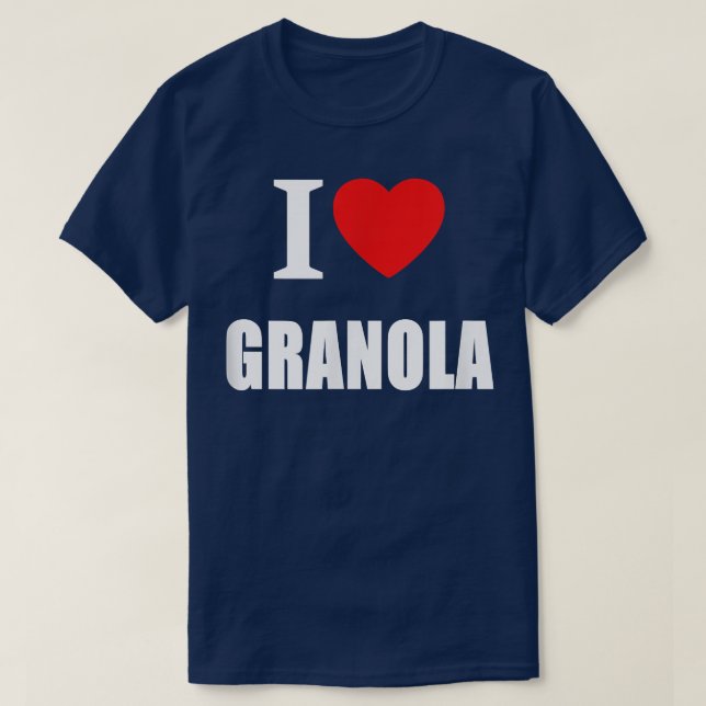 Camiseta Me Encanta La Granola Para Hombres, Mujeres Y Estu (Diseño del anverso)