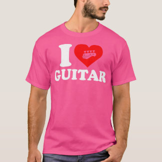 Camiseta Me encanta la guitarra Funny Bass Guitar646