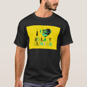 Camiseta Me encanta la impresión de arte de Hillary USA