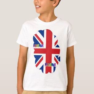 Camiseta Me encanta la impresión de arte del Reino Unido