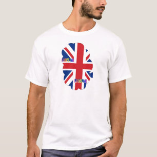 Camiseta Me encanta la impresión de arte en el Reino Unido