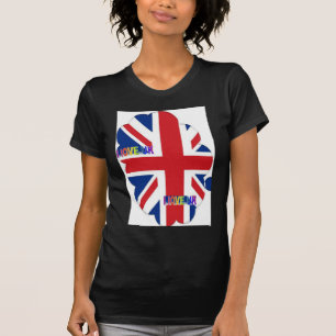 Camiseta Me encanta la impresión de arte en el Reino Unido