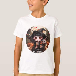Camiseta Me encanta la impresión digital de la serie 2 de H