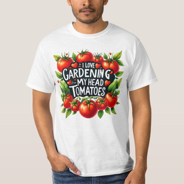Camiseta Me encanta la jardinería (Anverso)