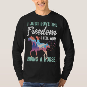 Camiseta Me Encanta La Libertad Que Siento Al Montar Un Cab