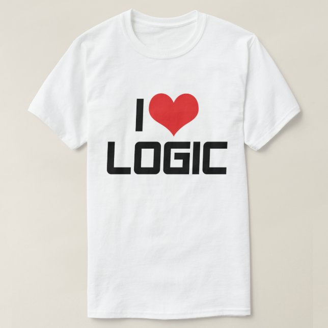 Camiseta Me Encanta la Lógica (Diseño del anverso)