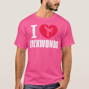 Camiseta Me encanta la lucha de Taekwondo por el arte marci