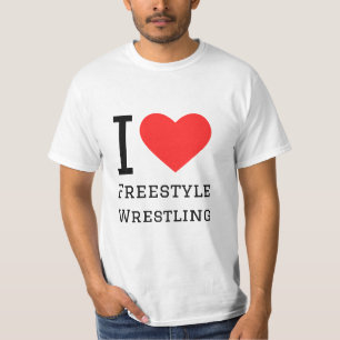 Camiseta Me encanta la lucha libre