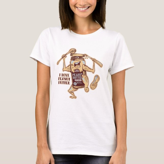 CAMISETA ME ENCANTA LA MANTEQUILLA DE PEANUT (Anverso)