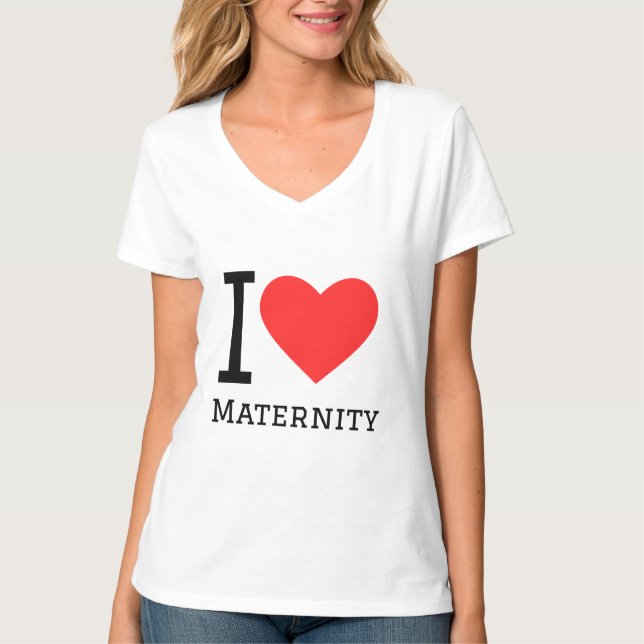 Camiseta Me encanta la maternidad (Anverso)