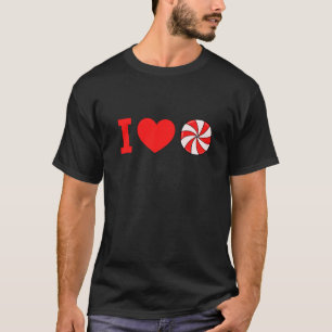 Camiseta Me encanta la menta de Navidades de caña de caña d