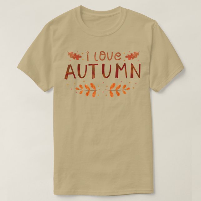 Camiseta Me Encanta La Mente Positiva De Otoño Inspiradora  (Diseño del anverso)