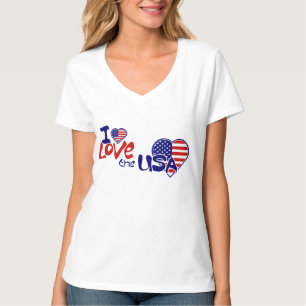 Camiseta Me encanta la mezcla de Eco damas de corazón de E