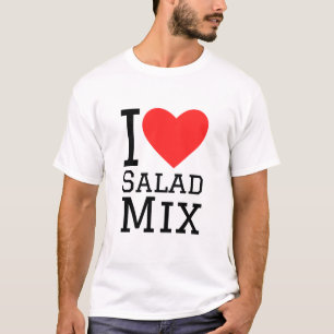 Camiseta Me encanta la mezcla de ensaladas