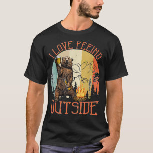 Camiseta Me Encanta La Mirada Afuera De La Caminata De Bebi