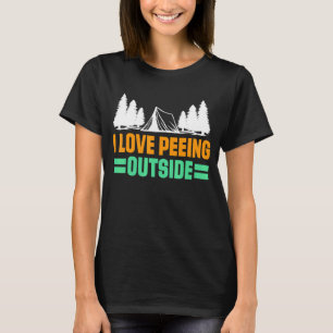 Camiseta Me Encanta La Mirada Fuera De La Cama De Tiendas S
