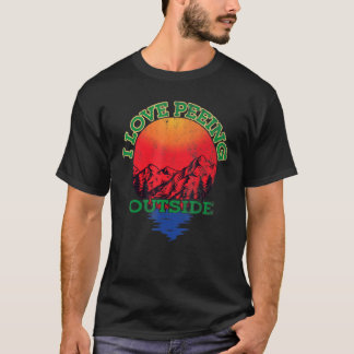 Camiseta Me Encanta La Mirada Fuera De La Mochila De Sender