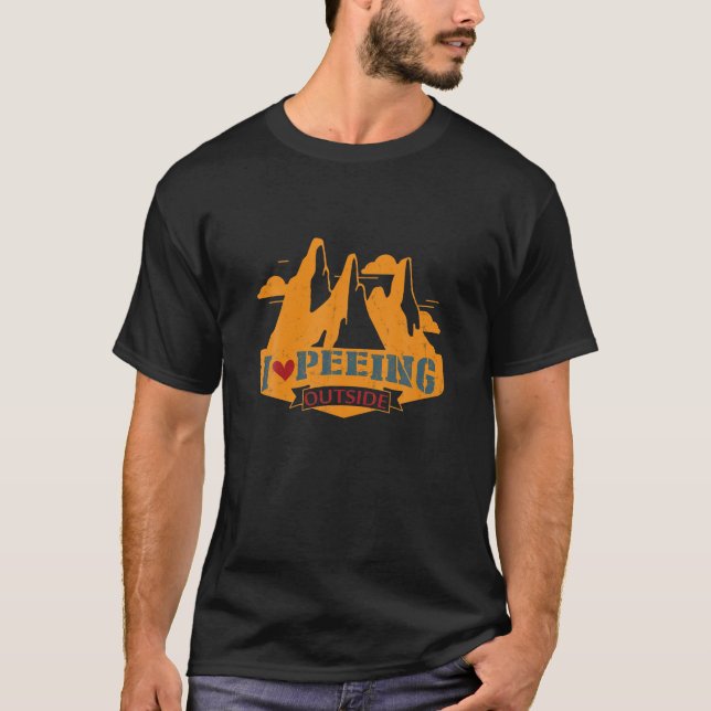 Camiseta Me Encanta La Mirada Fuera De Los Divertidos Campi (Anverso)