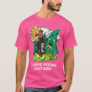 Camiseta Me Encanta La Mirada Fuera De Retro Gracioso Campi