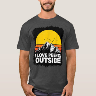 Camiseta Me Encanta La Mirada Fuera Del Atardecer Retro Cam