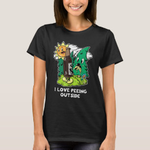Camiseta Me Encanta La Mirada Fuera Del Camping Retro Toman