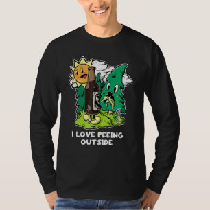 Camiseta Me Encanta La Mirada Fuera Del Camping Retro Toman